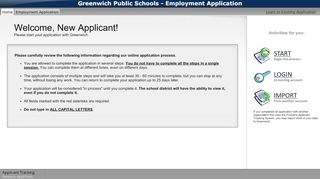 
                            2. Greenwich Public Schools - Employment Application