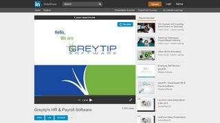 
                            6. Greytip's HR & Payroll Software - SlideShare