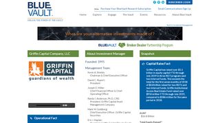 
                            5. Griffin Capital Company, LLC | Blue Vault