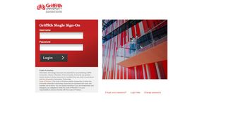 
                            3. Griffith University: Single Sign-On