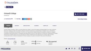 
                            7. Grinnell College Overview - CollegeData College Profile