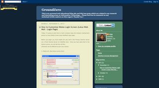 
                            3. GroundZero: How to Customize iNotes Login …