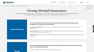 
                            10. Group Dental Insurance | MetLife