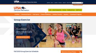 
                            4. Group Exercise | UTSA Campus Recreation