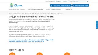 
                            4. Group Health Insurance Plans | Cigna