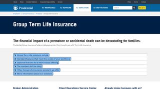 
                            6. Group Insurance Term Life Insurance | Prudential …