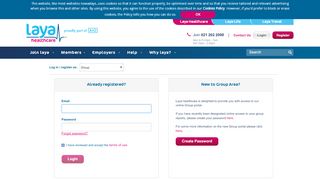 
                            2. Group Login :: Laya Healthcare Ireland