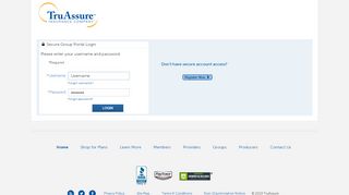 
                            7. Group Portal Secured Login - TruAssure