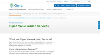 
                            6. Group Value Added Services | Cigna