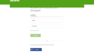 
                            1. Groupon - Accesso Cliente