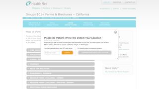 
                            6. Groups 101+ Forms & Brochures – California - Health Net