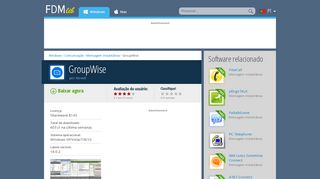 
                            1. GroupWise - Baixar (versão gratuita) para PC