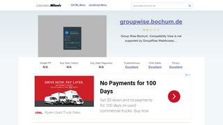 
                            1. Groupwise.bochum.de website. GroupWise. - JavaScript