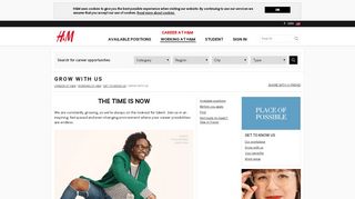 
                            2. Grow with us - Working at H&M