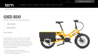 
                            9. GSD S00 | Tern Folding Bikes | Germany