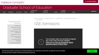 
                            4. GSE Admissions | Fordham