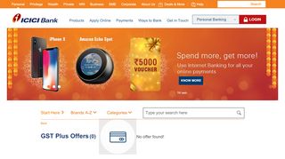 
                            8. GST Plus Offers – ICICI Bank