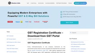 
                            1. GST Registration Certificate - Download from GST …