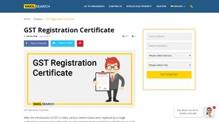 
                            9. GST Registration Certificate - Vakilsearch