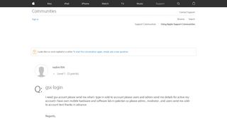 
                            9. gsx login - Apple Community