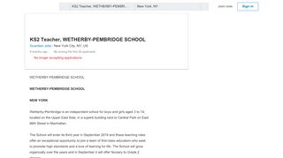 
                            4. Guardian Jobs hiring KS2 Teacher, WETHERBY-PEMBRIDGE ...