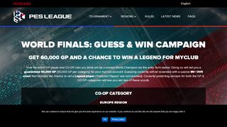 
                            8. Guess & Win | PES League 2019 - pesleague.konami.net