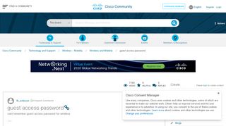 
                            3. guest access password - Cisco Community