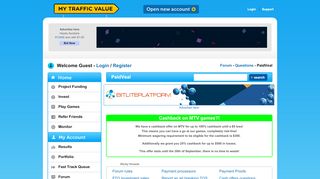 
                            2. Guest - Login / Register Forum - Questions - PaidVeal - My Traffic ...