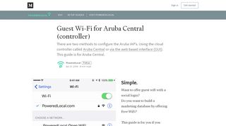 
                            5. Guest Wi-Fi for Aruba Central (controller) - what the fi. by poweredlocal