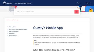 
                            2. Guesty's mobile app – Guesty Help Center