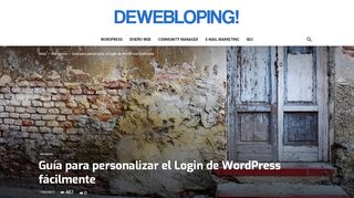 
                            1. Guía para personalizar el Login de WordPress …