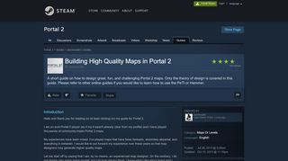 
                            4. Guide :: Building High Quality Maps in Portal 2 - Steam Community