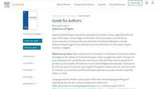 
                            4. Guide for authors - Automatica - ISSN 0005-1098 - Elsevier