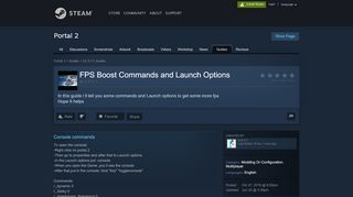 
                            4. Guide :: FPS Boost Commands and Launch Options - Steam Community