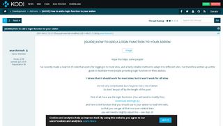 
                            4. [GUIDE] How to add a login function to your addon - Kodi Forums