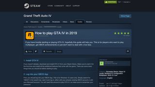 
                            4. Guide :: How to play GTA IV in 2019 - Steam Community