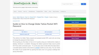 
                            10. Guide on How to Change Globe Tattoo Pocket WiFi Password ...