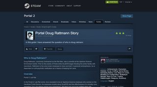 
                            7. Guide :: Portal Doug Rattmann Story - Steam Community