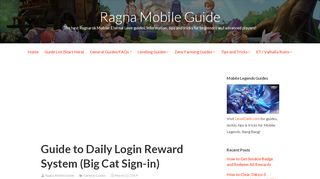 
                            2. Guide to Daily Login Reward System (Big Cat Sign-in ...