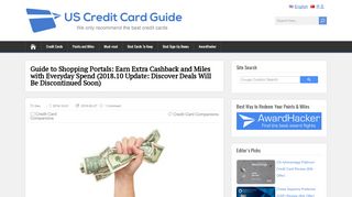 
                            3. Guide to Shopping Portals: Earn Extra Cashback and Miles ...