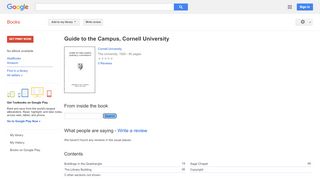 
                            9. Guide to the Campus, Cornell University