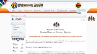 
                            4. GUIDELINES FOR APPLICATION FOR MoBSE SCHOLARSHIPS ...