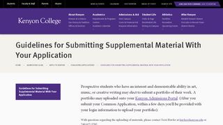 
                            8. Guidelines for Submitting Supplemental Material ... - Kenyon College