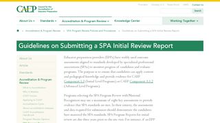 
                            5. Guidelines on Submitting a SPA Initial Review Report - Council for the ...