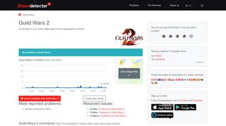 
                            8. Guild Wars 2 Down? Current problems and outages | Down Detector
