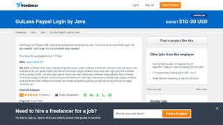 
                            1. GuiLess Paypal Login by Java | Java | PayPal API