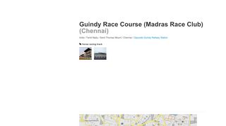 
                            5. Guindy Race Course (Madras Race Club) - Chennai