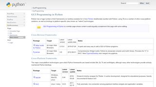 
                            8. GuiProgramming - Python Wiki