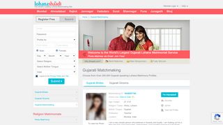 
                            3. Gujarati Lohana Matrimonials - Largest site for Gujarati ...