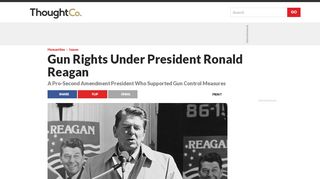 
                            7. Gun Rights Under President Ronald Reagan - thoughtco.com